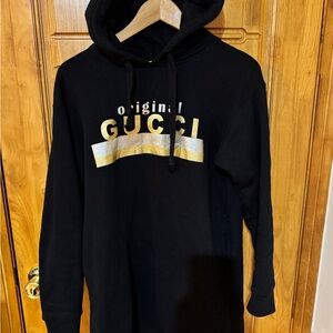 Gucci Women Long Black Hoodie